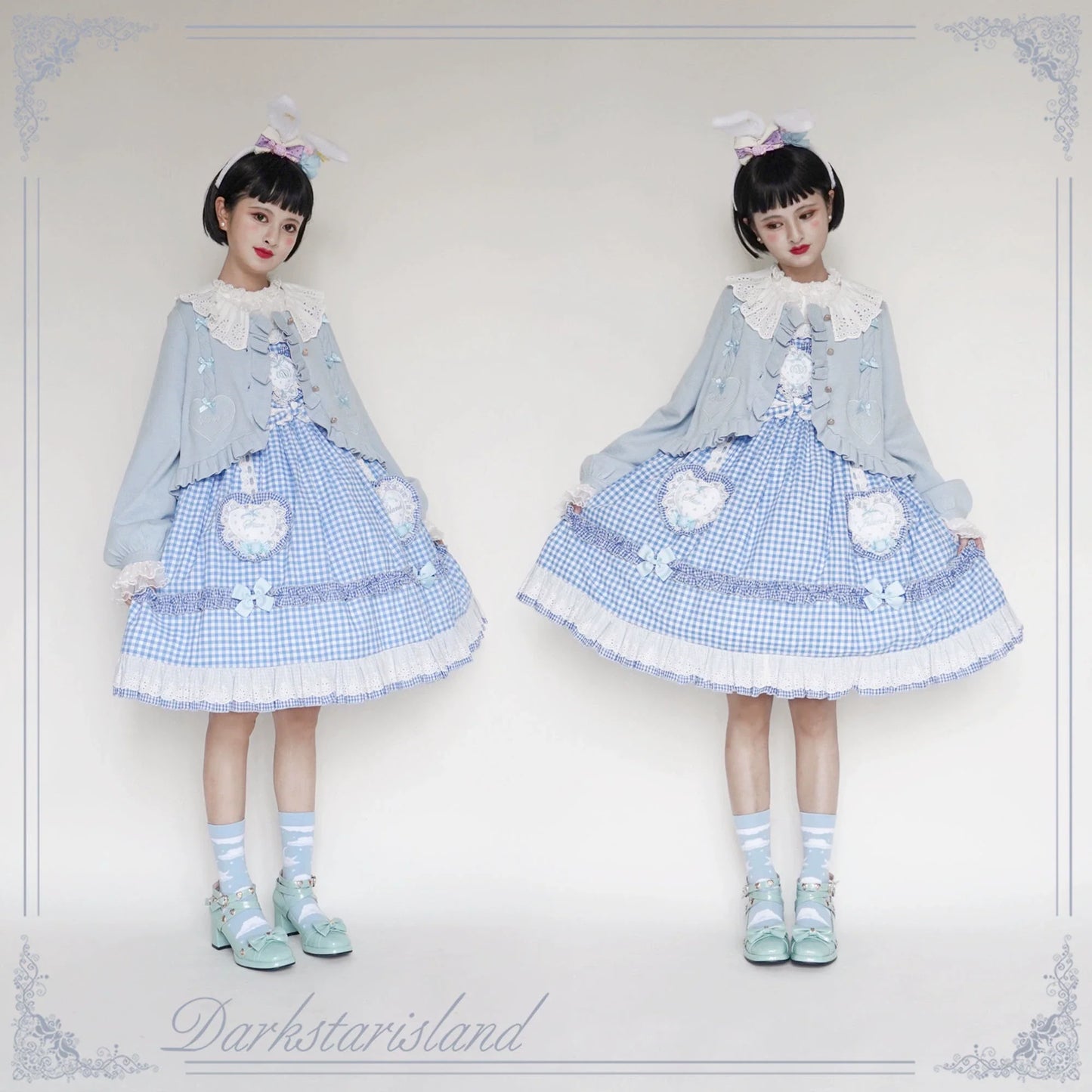 Dark Star Island - Sugar Frost - Sweet Lolita Cardigan Knit Embroidered Sweater