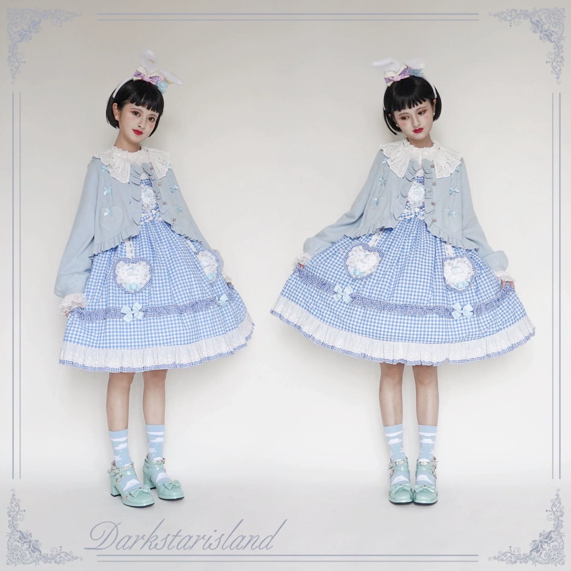 Dark Star Island - Sugar Frost - Sweet Lolita Cardigan Knit Embroidered Sweater