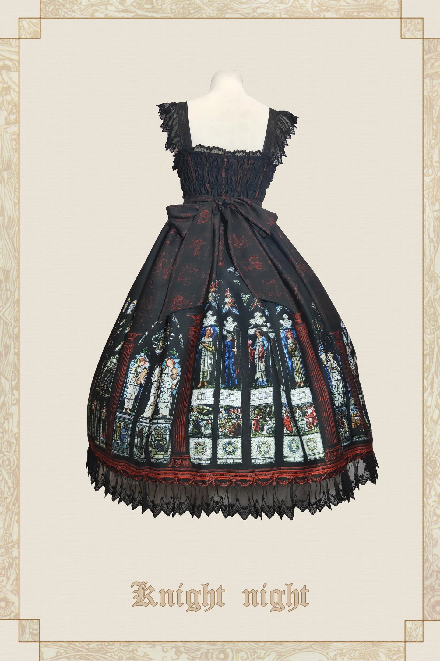 Knight night - The Saint Priest - Stained GlassﾂｷSain Lolita Jumper Dress
