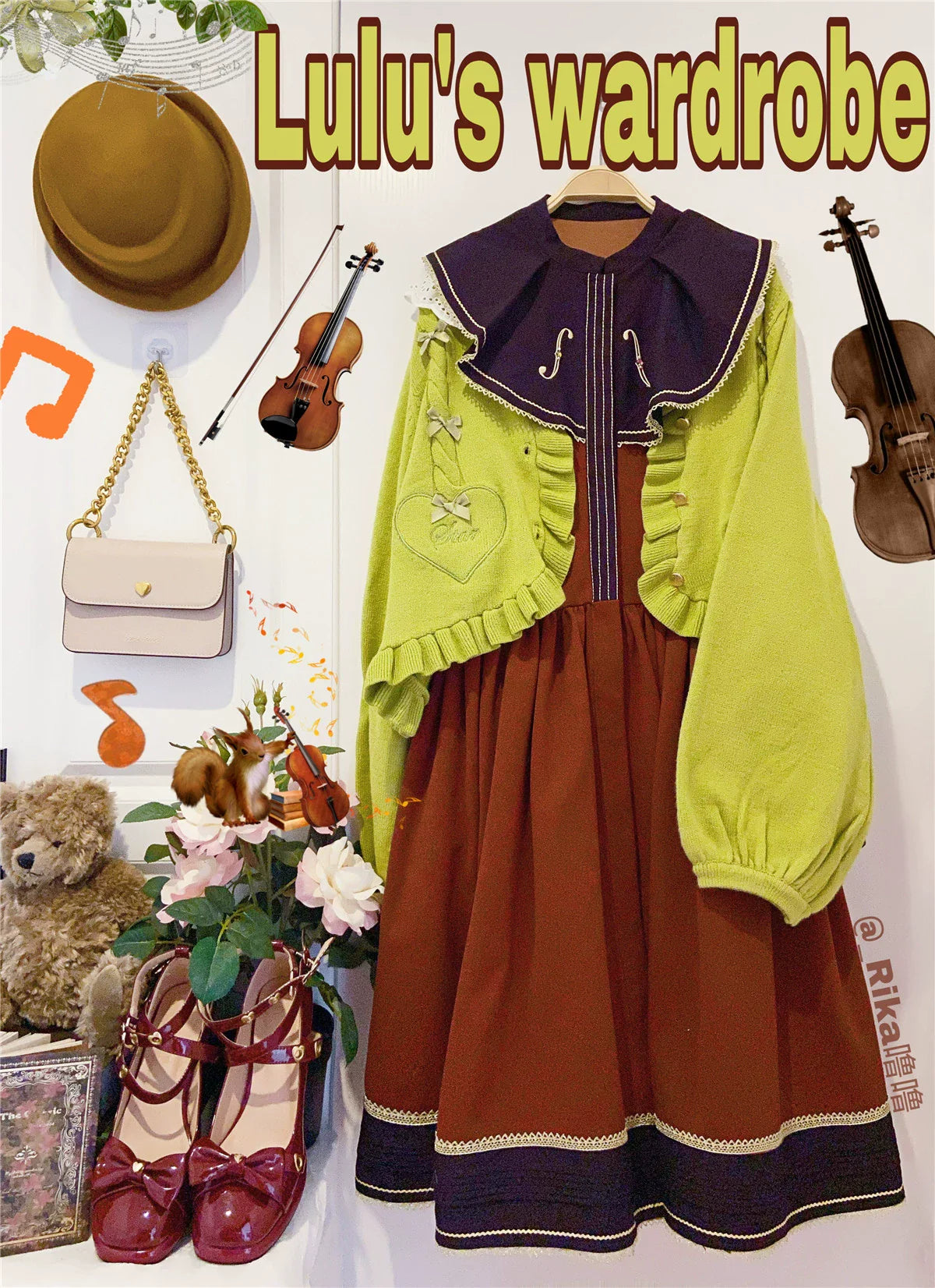 Dark Star Island - Sugar Frost - Sweet Lolita Cardigan Knit Embroidered Sweater