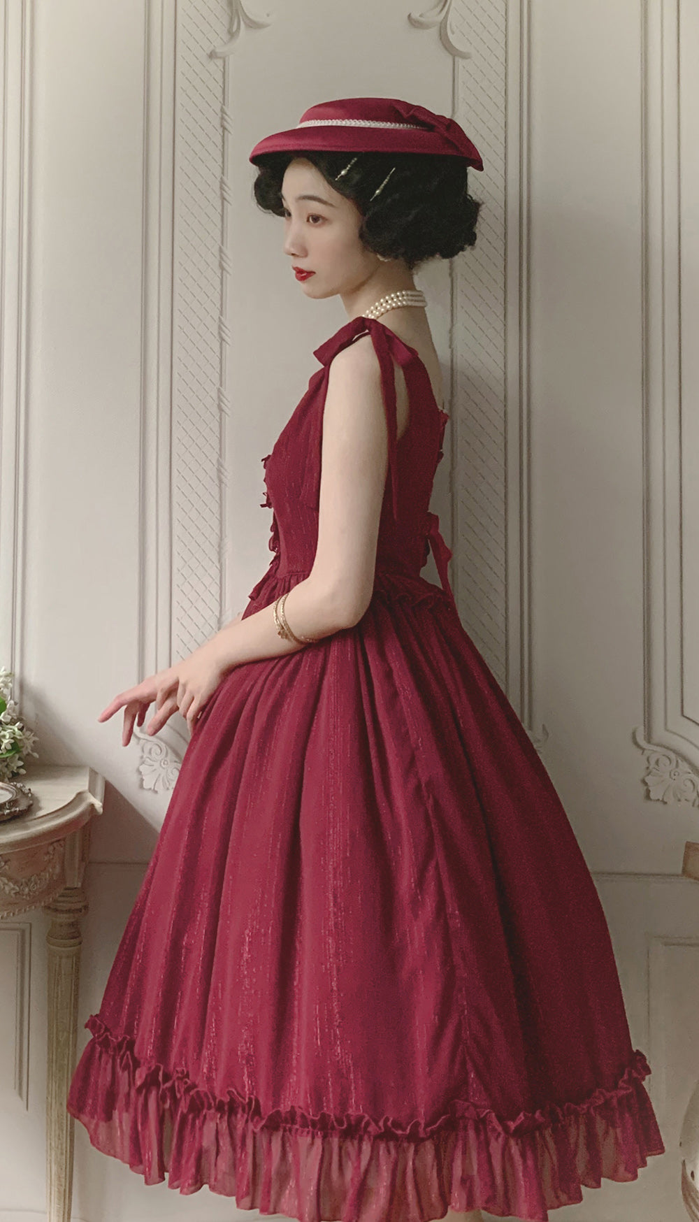 Miss point - Rhine Riverside - French Vintage Chiffon Lolita JSK