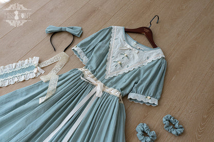 Miss Point - Happy Summer Elegant Lolita Floral OP Dress