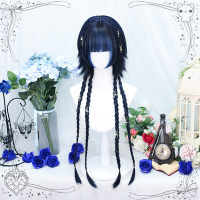 Dalao Home - Moon Night - Lolita Highlights Bang Short Wigs