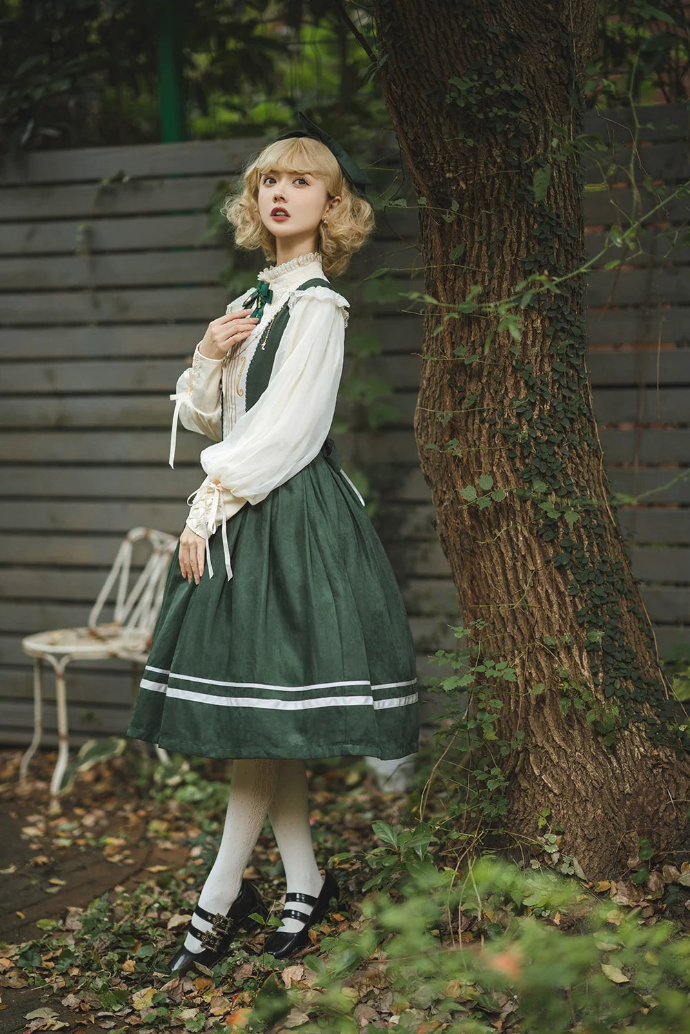 Miss Point - Customized Lolita Jumper Dress - Elegant College Lolita JSK