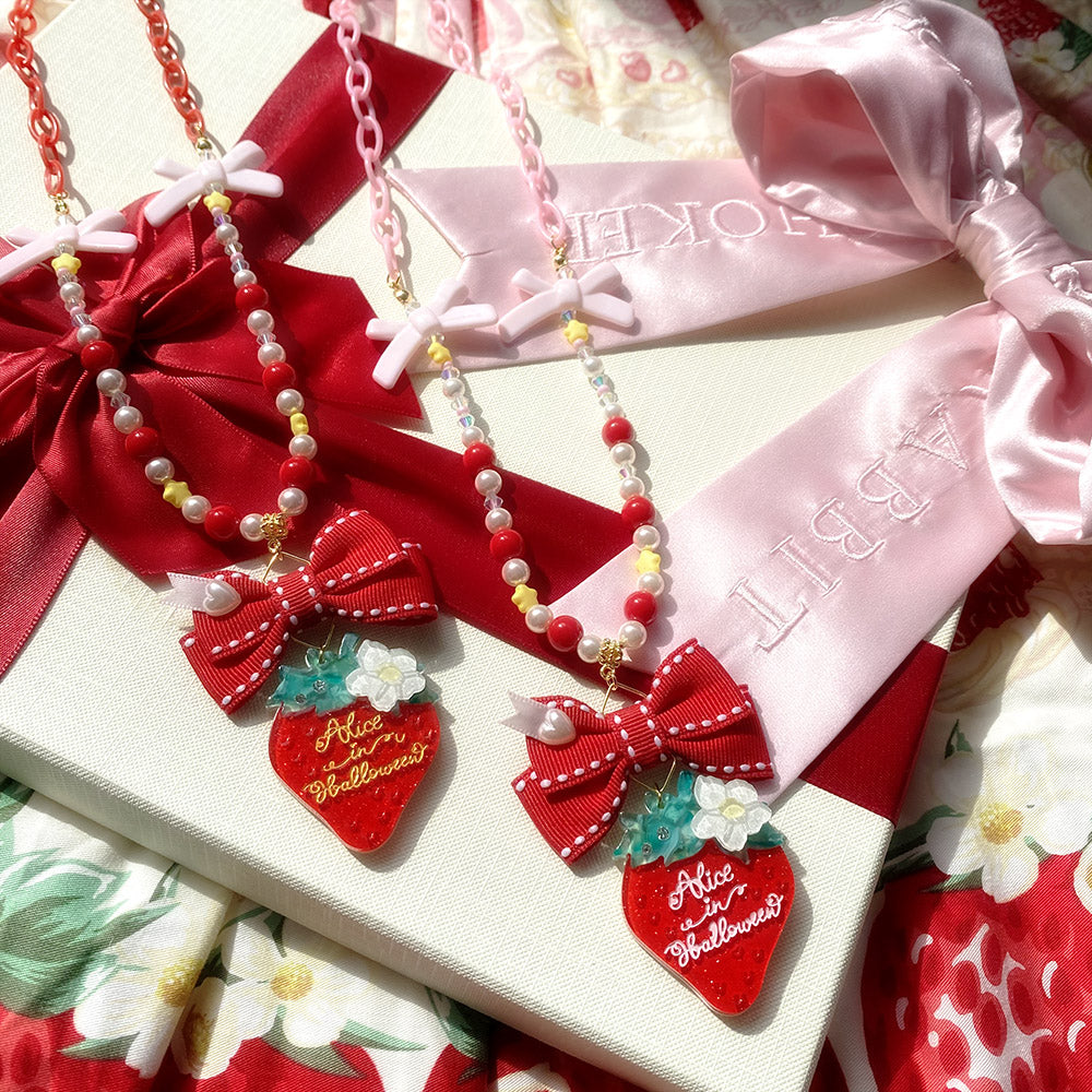 Halloween Alice - Lolita Strawberry Accessory Set