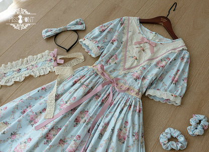 Miss Point - Happy Summer Elegant Lolita Floral OP Dress