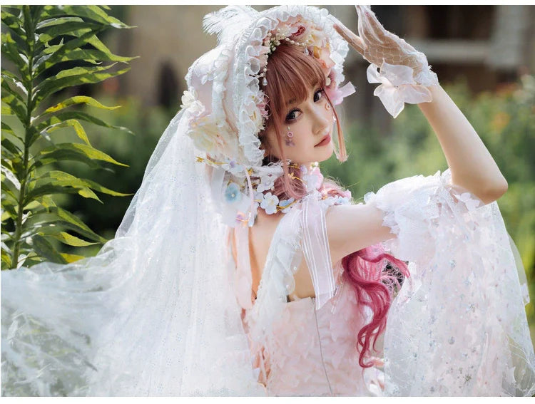 Cat Fairy - Cherry Blossom Girl - Gorgeous Lolita JSK Dress Tea Party Dress