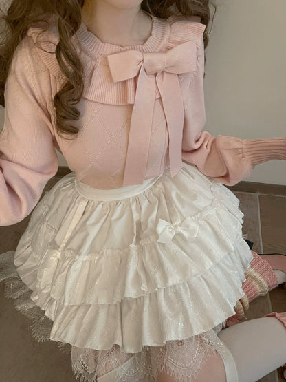 MIST - Mist Cotton - Winter Lolita Sweater Cute Knit Shirt