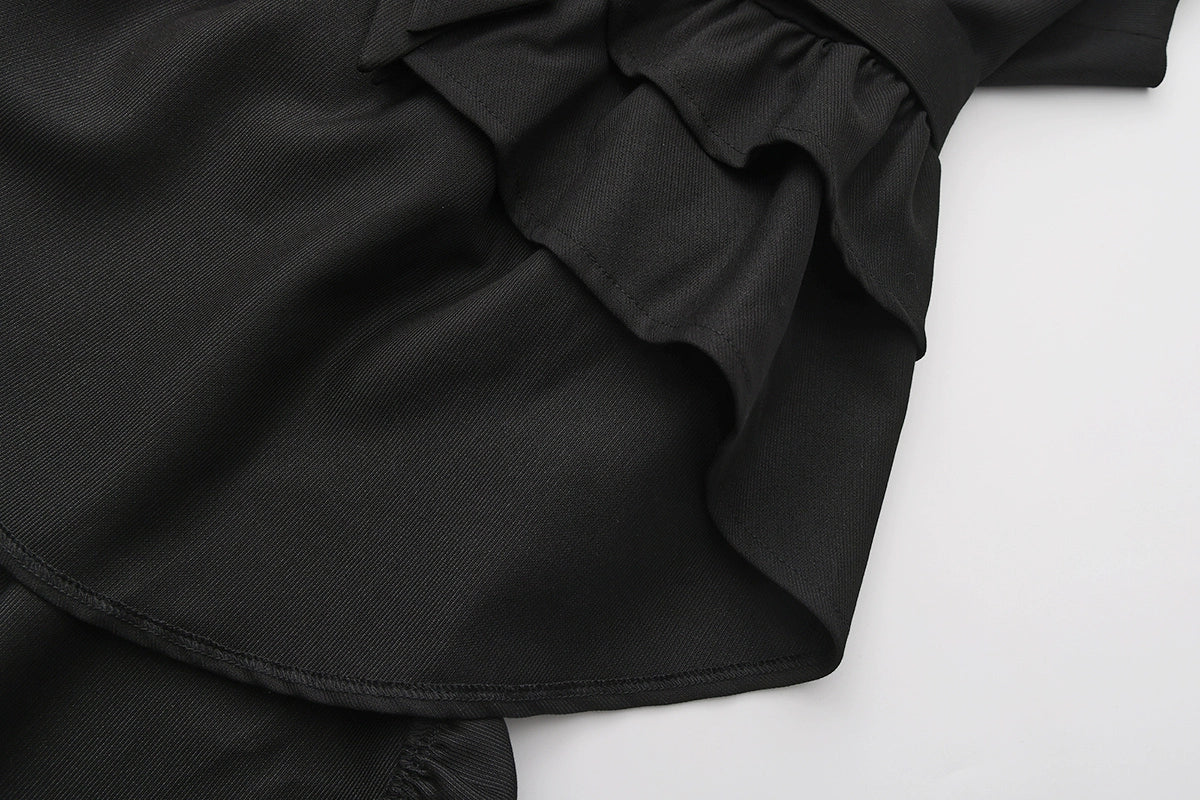 Immortal Thorn - Silent Agent - Ouji Lolita Black Vest Coat