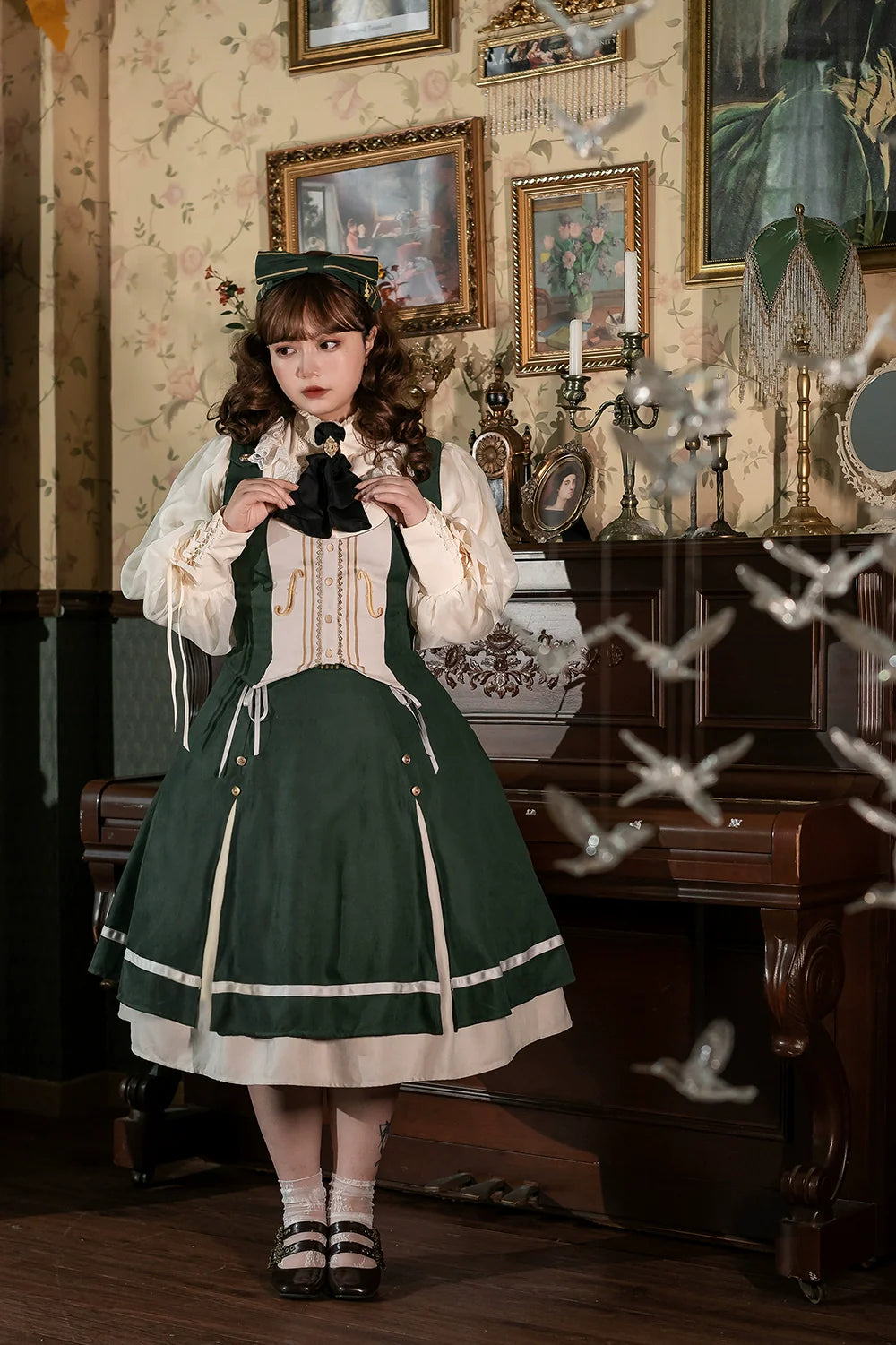 Miss Point - Golden Movement - Elegant Lolita Waistcost Short Vest Customized