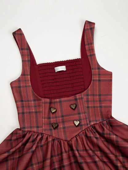 With PUJI - Wish Date - Twins Lolita Fishbone Bust-supporting JSK Winter Scarf-Cape