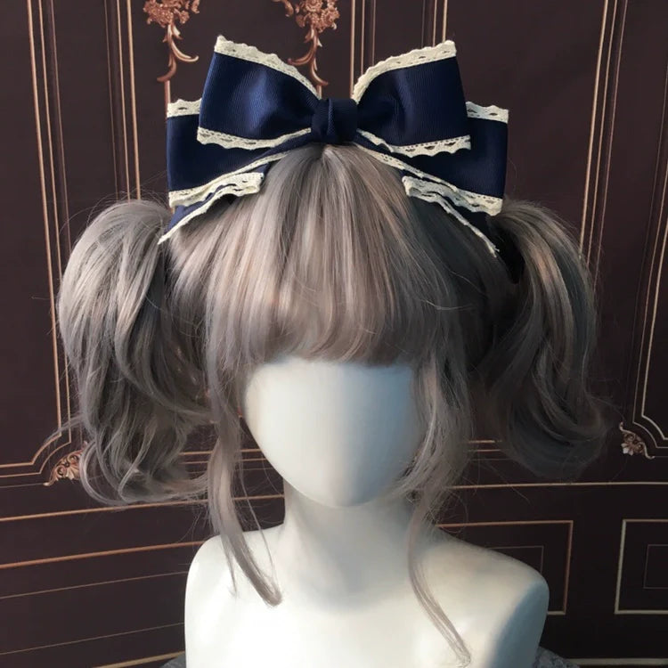 Qingyi Handmade - Sweet Lolita KC Multicolor Bow Lolita Headwear