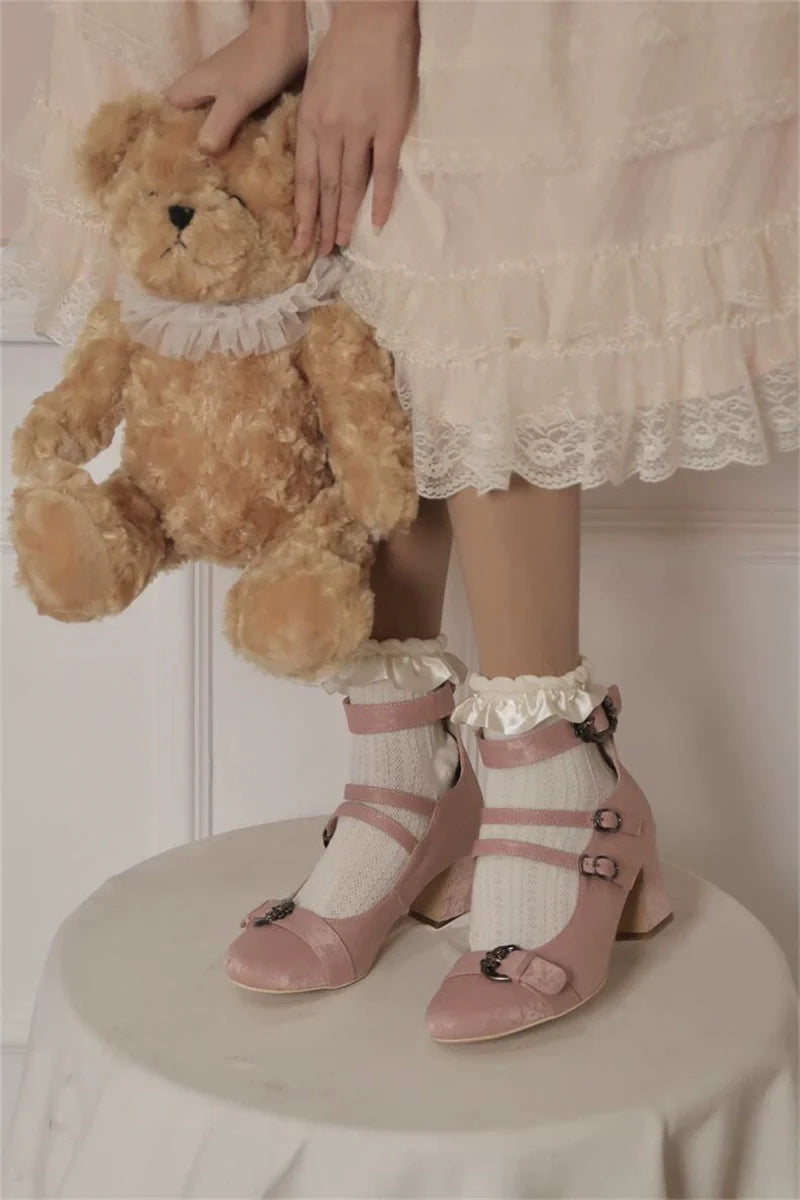 MR.Qiutian - Velia - Elegent Lolita Shoes CLA Thick Heel Shoes