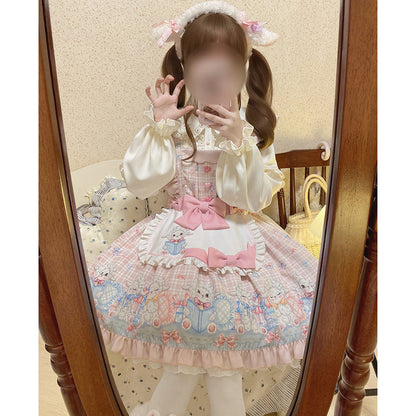 Cinderella - Goat Baa Bedtime Story - SheepPrint Kawaii Lolita JSK