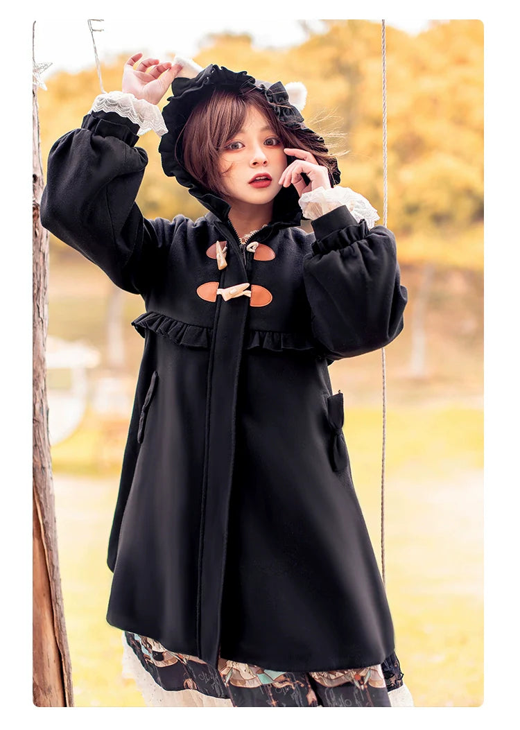 Fairy Cat - Sweet Lolita Coat Autumn and Winter Lolita Outwear