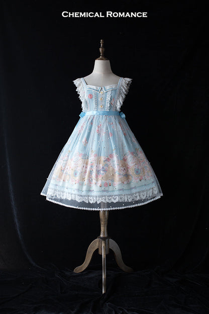 Chemical Romance - Lamb Postman - Sweet Lolita Printed JSK Dress