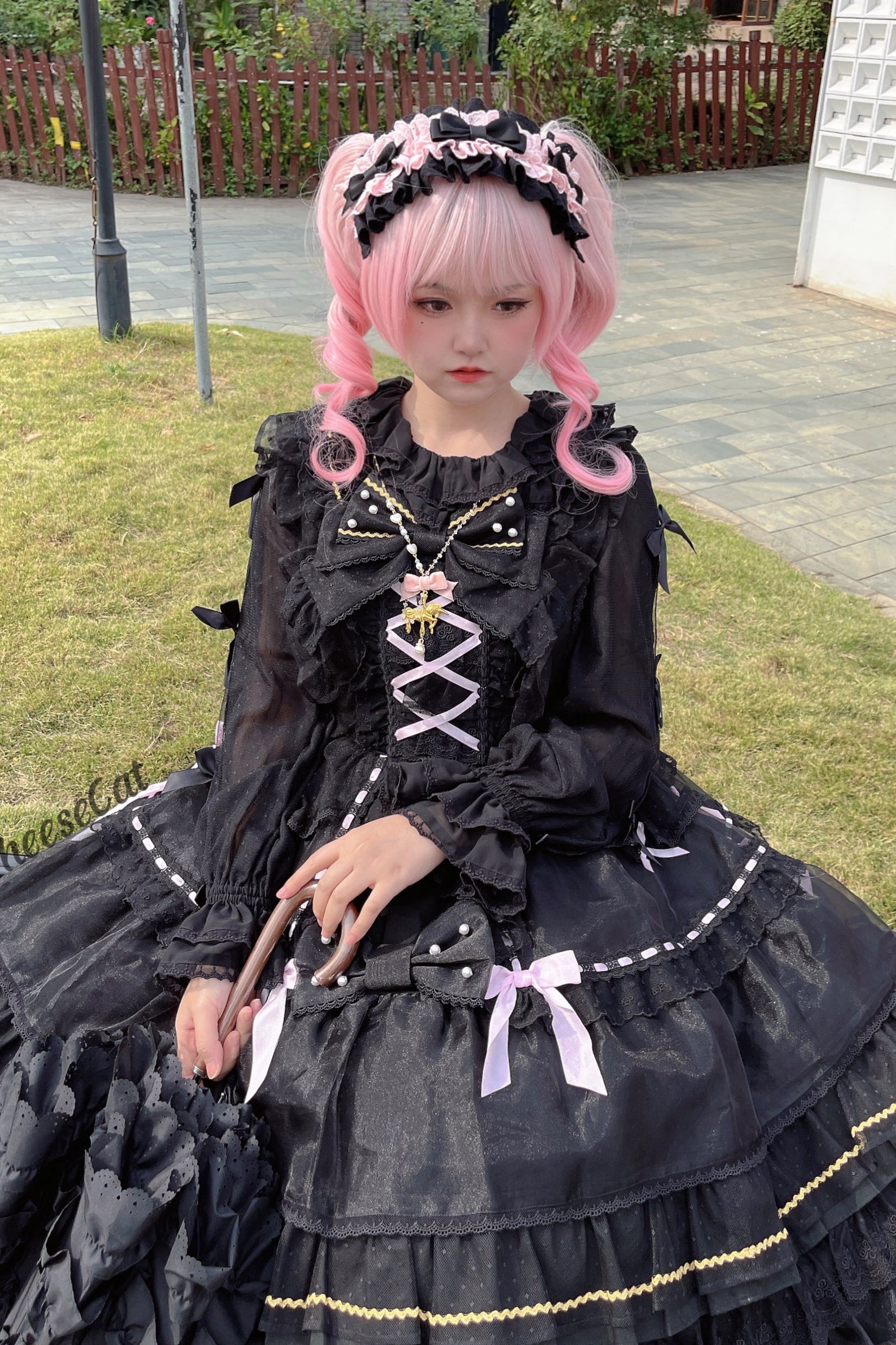 Cheese Cat - Doll Lullaby Tabby Cat Cotton Lolita Headdress