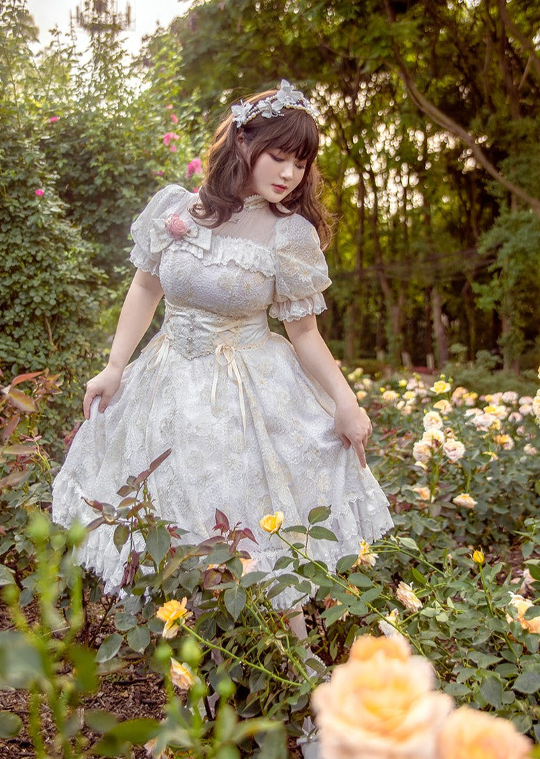 NanShengGe - Plus Size Lolita Lace Corset