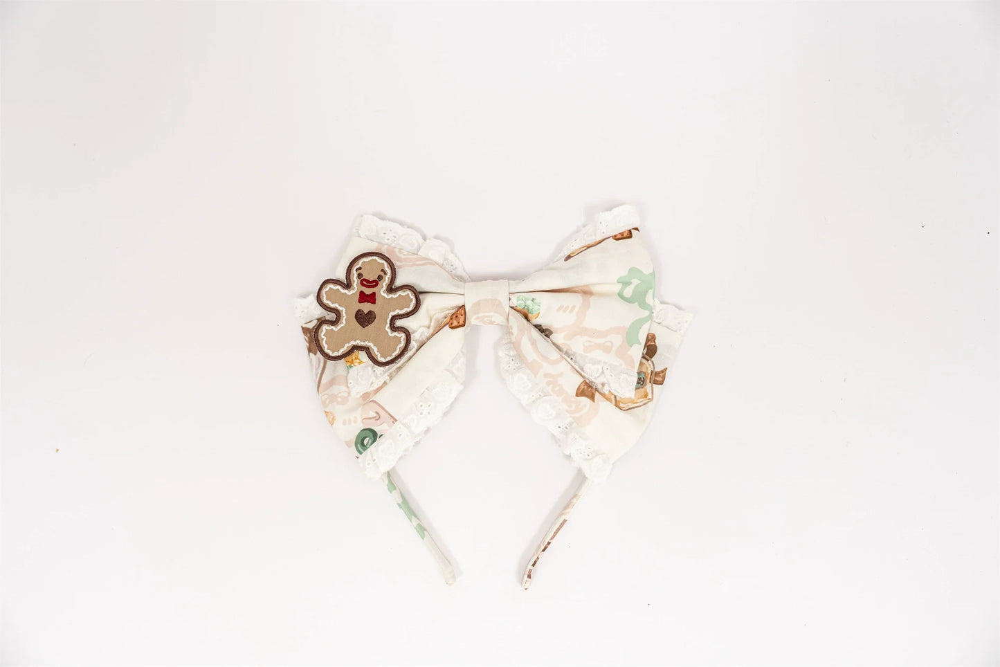 Babyblue - Bear Honey - Sweet Lolita Accessory Gingerbread Man Design