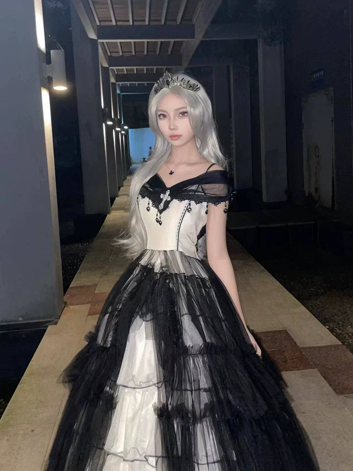 Daydream Whisper - Aphrodite - Gothic Lolita JSK Bridal Wedding Lolita Dress