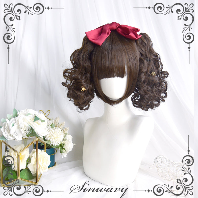 Sinwavy - Pandora's Box - Lolita Short Wig with Cute Double Ponytails