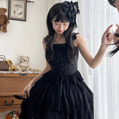 Miss Point - Forest Waltz - Cotton Lolita Camisole Embroidered Cami Top