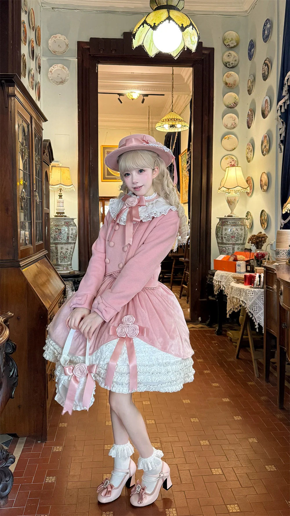 LeMiroir - Winter Solstice - Elegant Lolita Winter Short Coat & SK