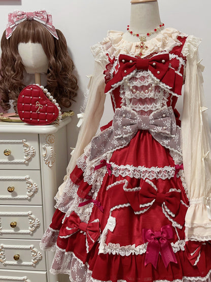 Cheese Cat - Sweet Lolita KC Lace Butterfly Lolita KC with Pearl