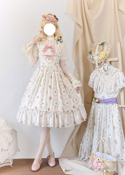 Miss Point - Customized Wood Rose 2.0 Elegant Vintage Jumper Dress