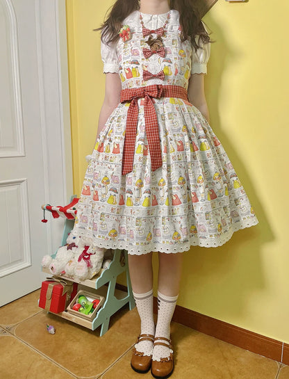 Miss Cube - Dress Up Dolls - Summer Kawaii Lolita JSK Dress Customized Size