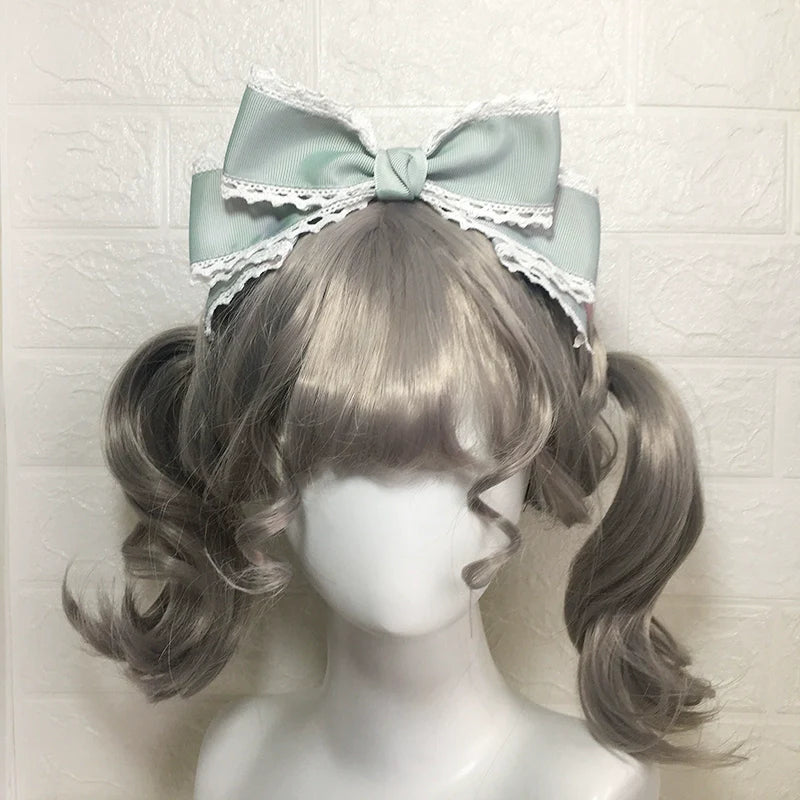 Qingyi Handmade - Sweet Lolita KC Multicolor Bow Lolita Headwear