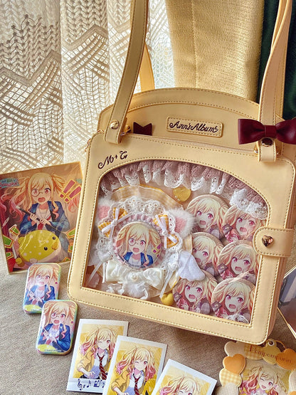 Morning Glory - Kawaii Lolita Checkered Itabag Multicolors