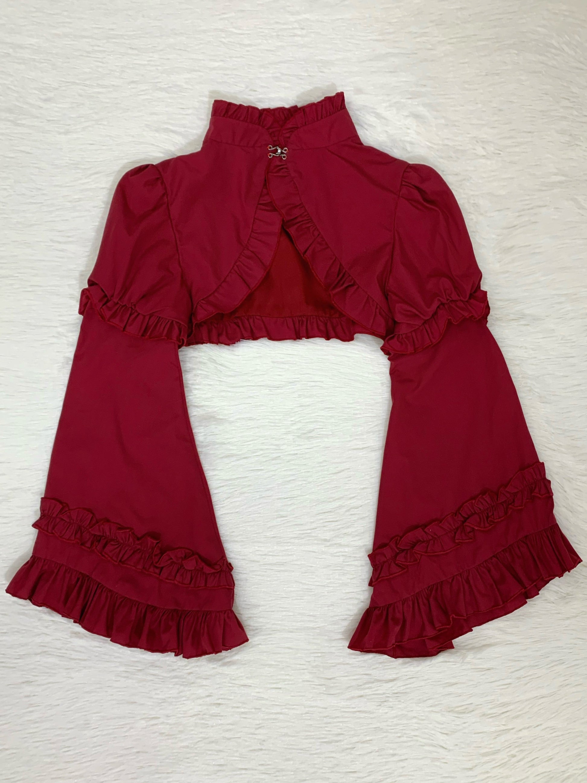 Mengfuzi - LiLith Accesspry Vintage Gothic Lolita Sleeves Bonnet Hairclips