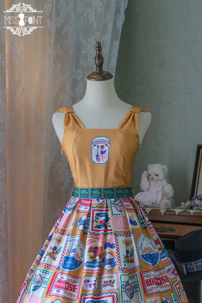 Miss Point - Berry Rose Lolita Accessories Collection KC Beret Necklace