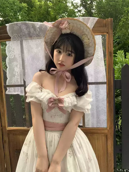 Sweet Wood - Elegant Floral Sweet Lolita OP Corset Accessory