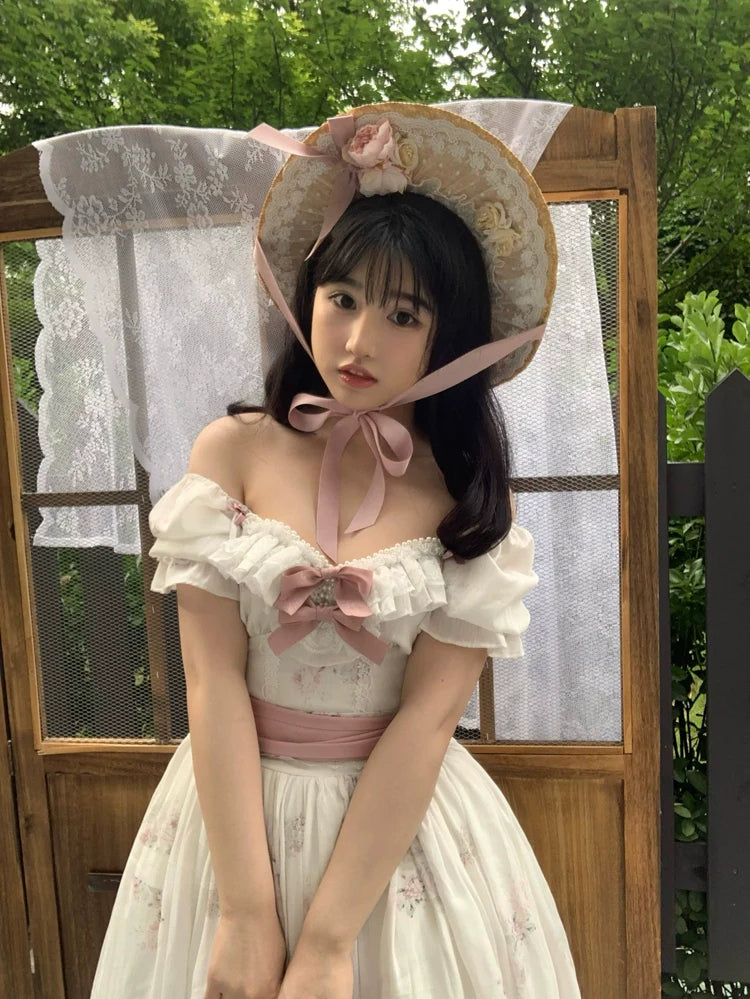 Sweet Wood - Elegant Floral Sweet Lolita OP Corset Accessory