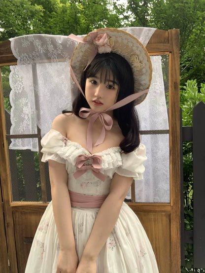 Sweet Wood - Elegant Floral Sweet Lolita OP Corset Accessory