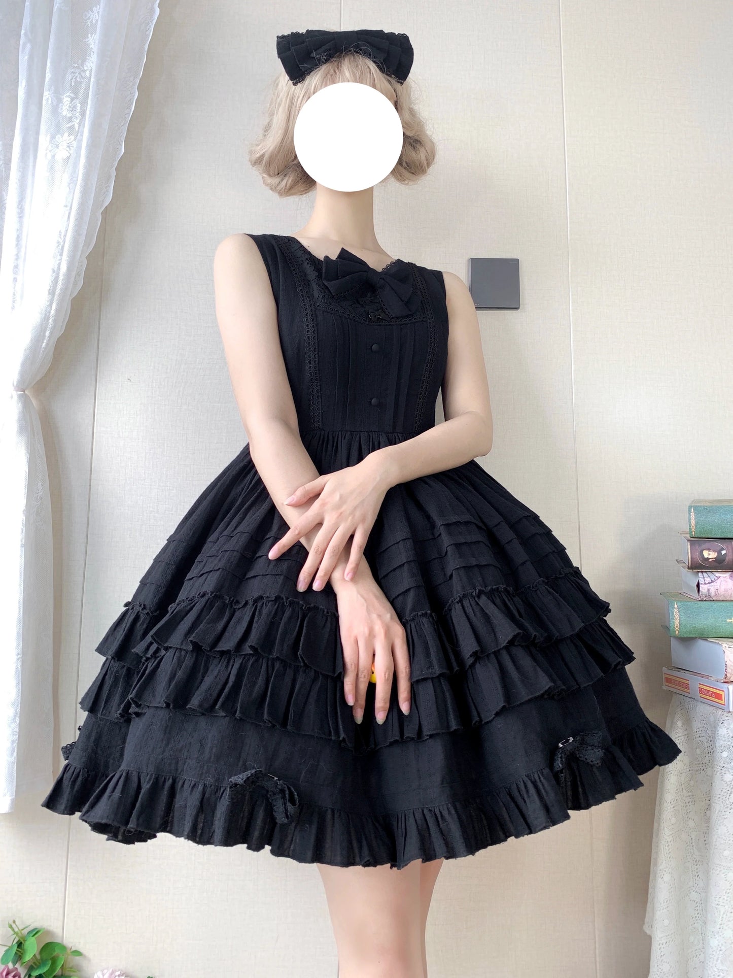 Strawberry Witch - Elegant Lolita Jumper Dress Solid Color JSK