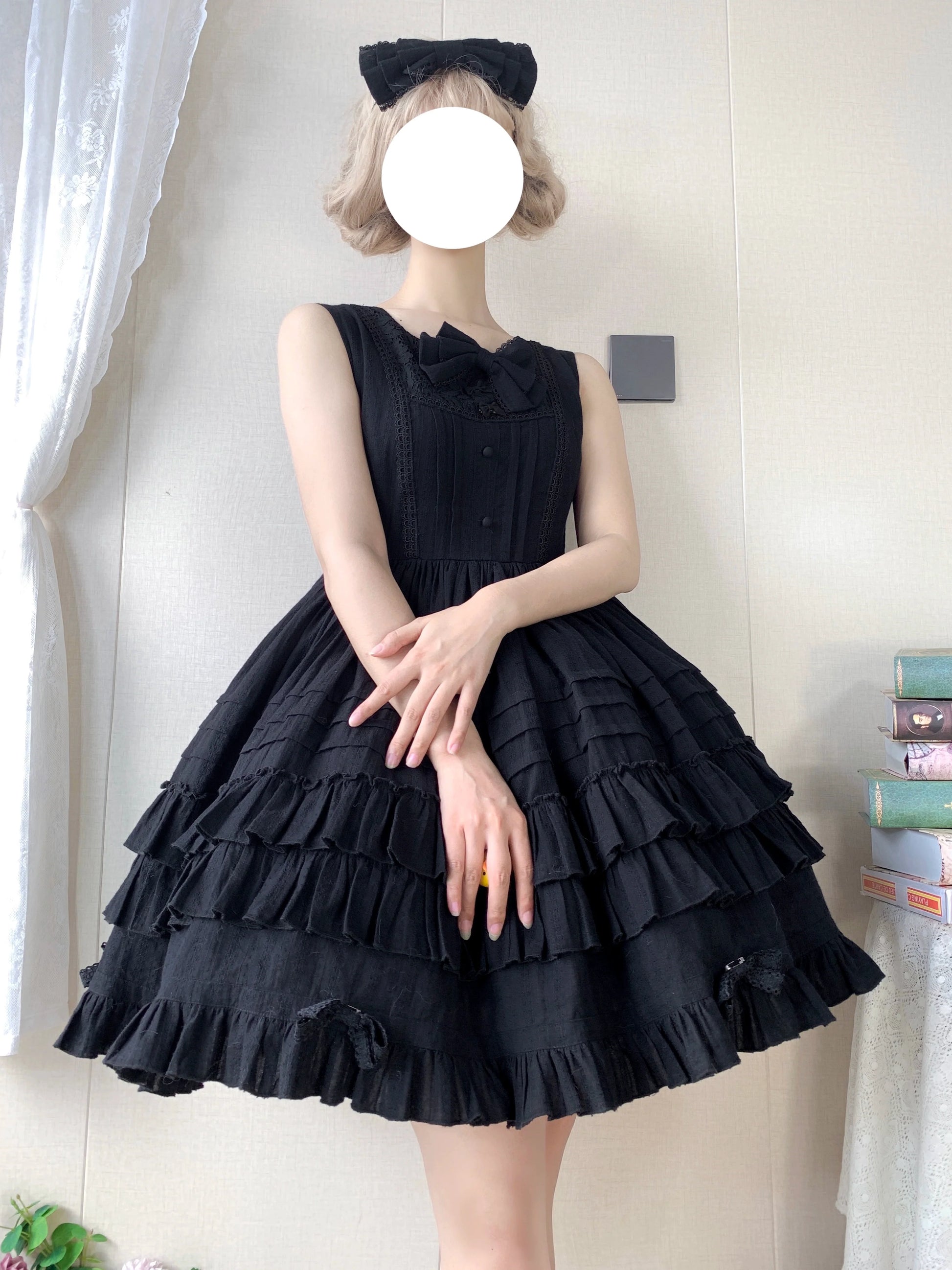 Strawberry Witch - Elegant Lolita Jumper Dress Solid Color JSK