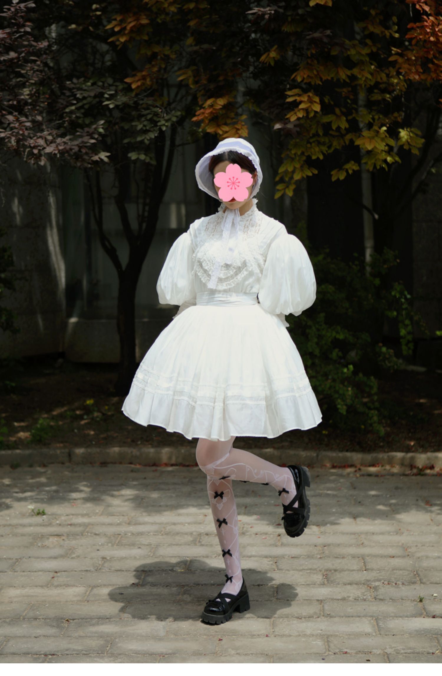 Lace Garden - Cool Summer - Vintage Lolita Victorian Shirt