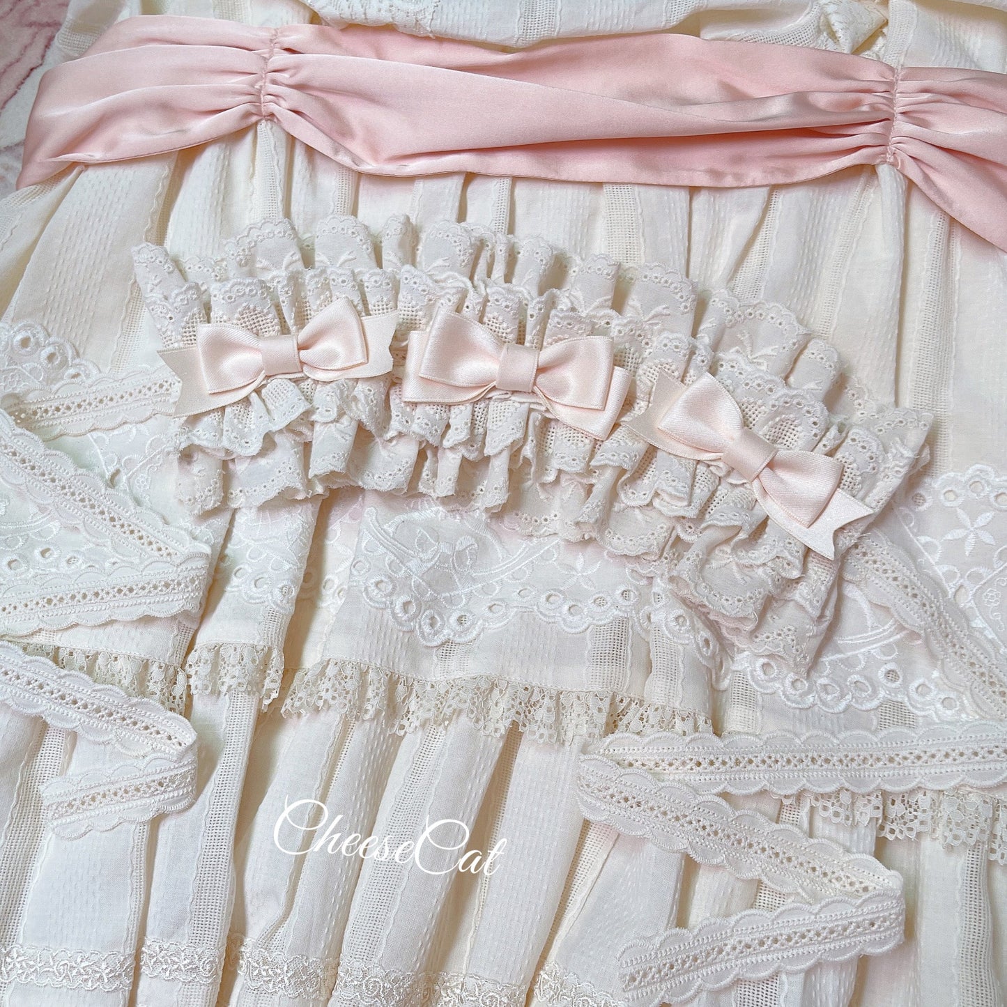 Cheese Cat - Doll Lullaby Tabby Cat Cotton Lolita Headdress