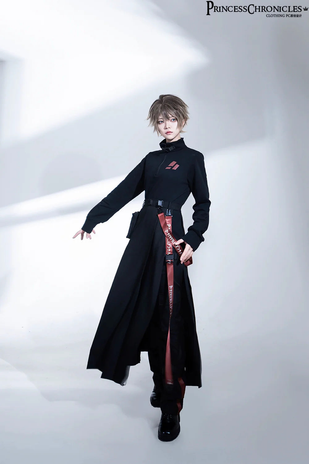 Princess Chronicles - Nameless Blade - Waste Soil Ouji Lolita Slim Black Pants