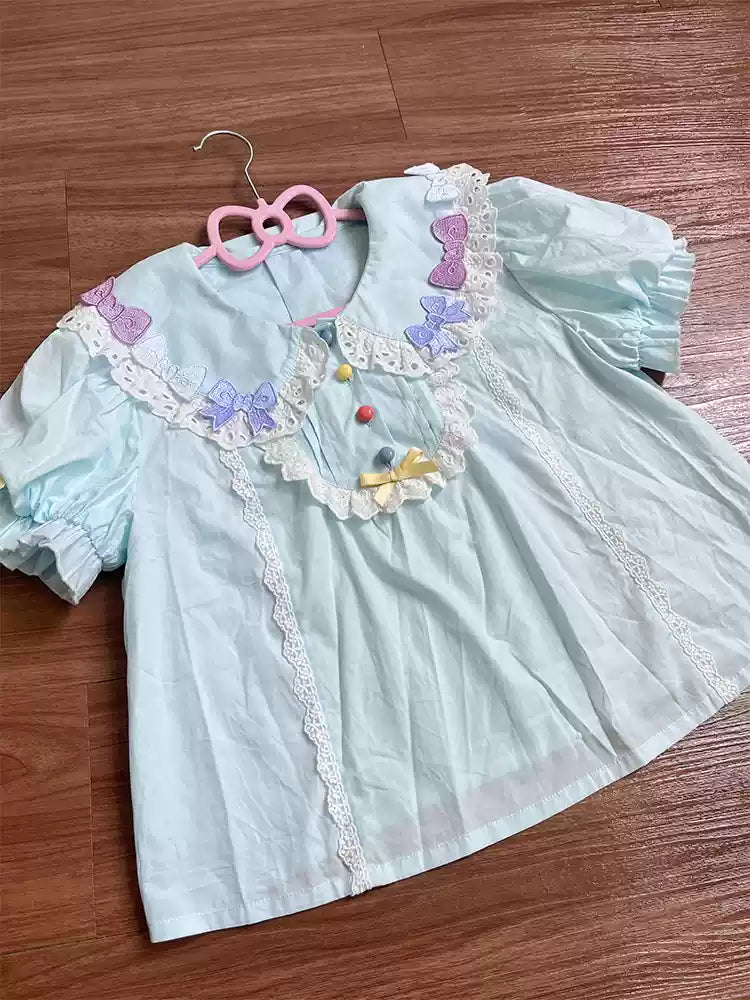 NanShengGe - Sheep Party - Sweet Lolita Jumper Dress Print SK