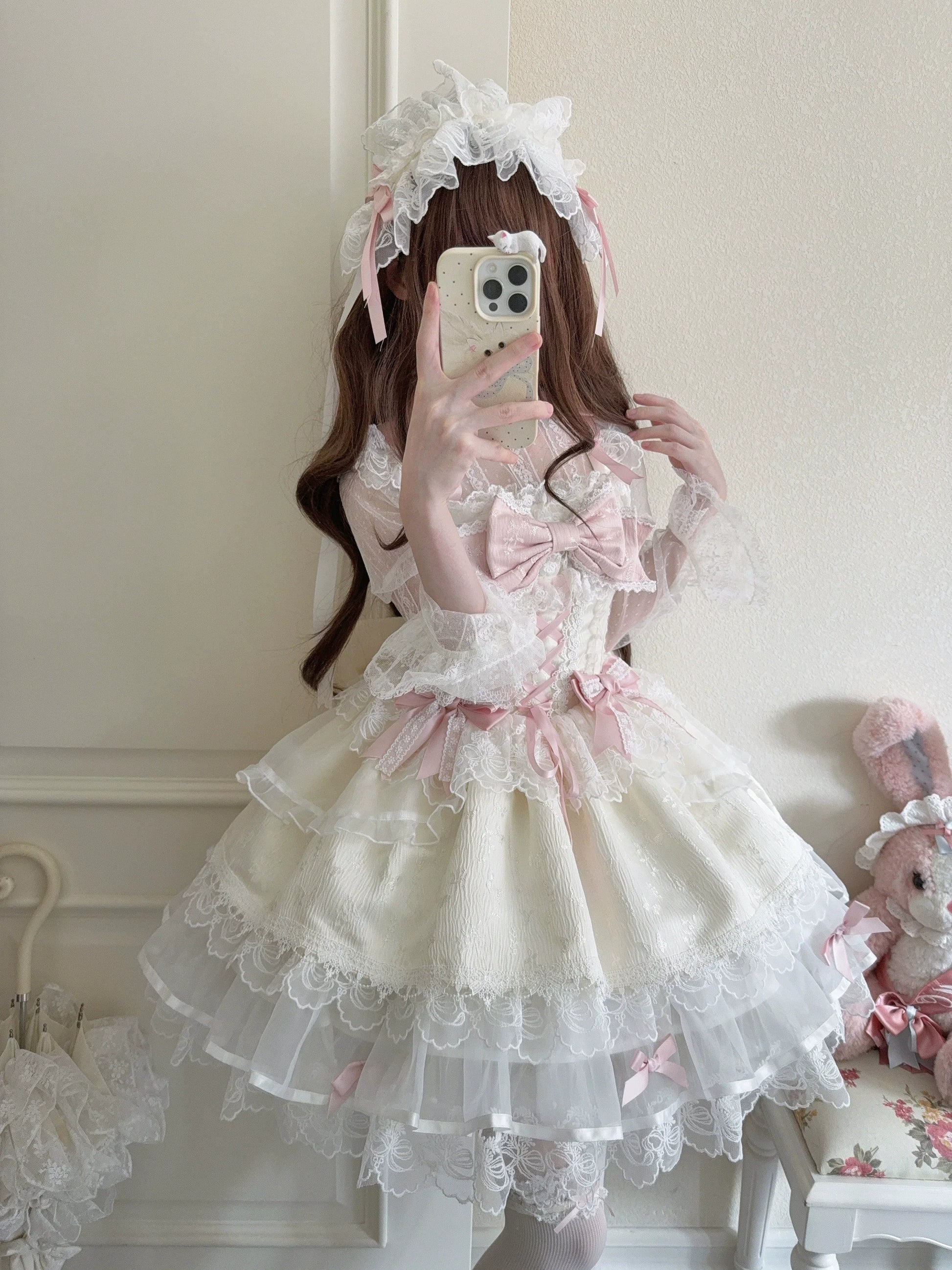 Sugar Girl- Fleeting Isle - Sweet Lolita Ballet Style Jumper Dress