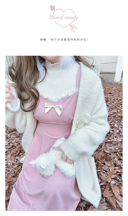 Yingtang - Sweet Lolita Coat Plus Size Lolita Dress Set