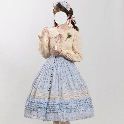 Miss Point - Flower and Alice - Idyllic Retro Floral Country Lolita SK
