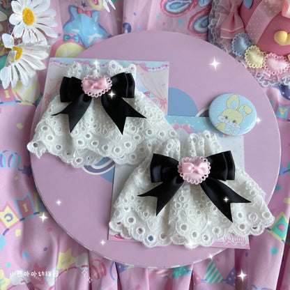 Bear Doll - Sweet Lolita Cuff with Heart and Bow