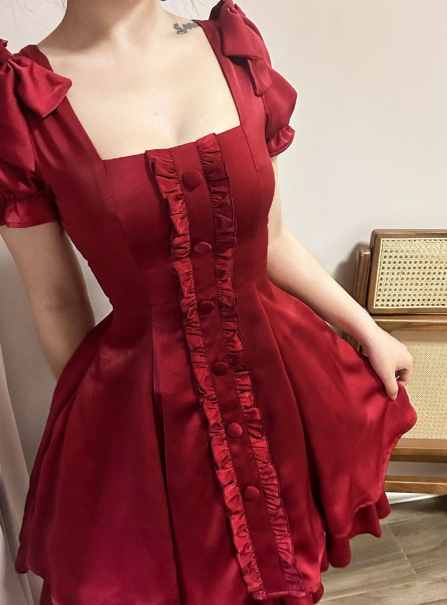 Sweet Wood - Plus Size Lolita OP Dress Summer Dress