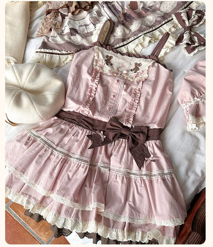Mademoiselle Pearl - Lovely Lolita Dress OP Cloak Blouse SK Set