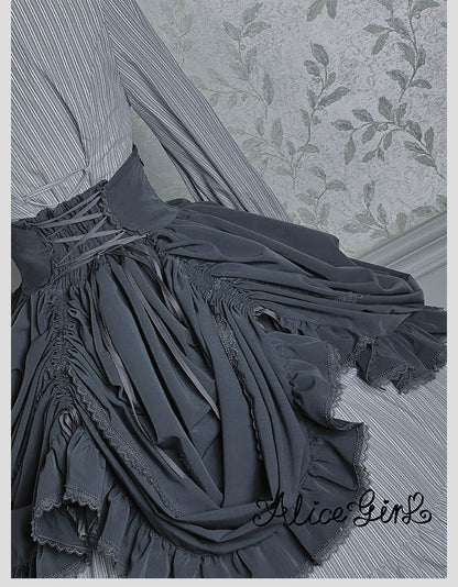 Alice Girl - Duke of Victoria - Classic Lolita SK & Overskirt Set